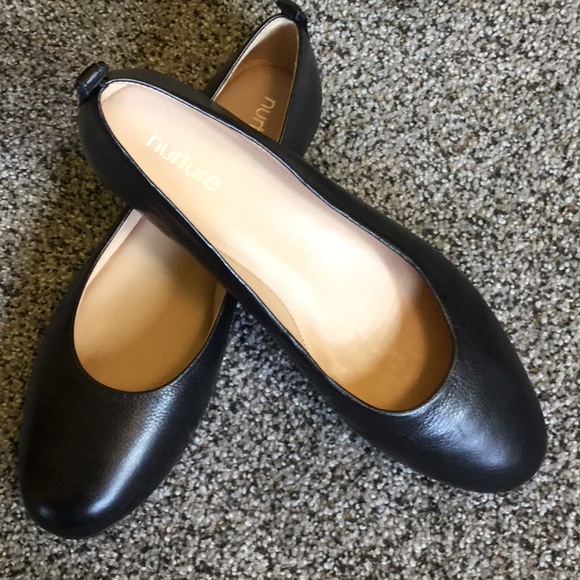 Nurture by Lamaze Shoes - Nurture 9M black leather round toe flats